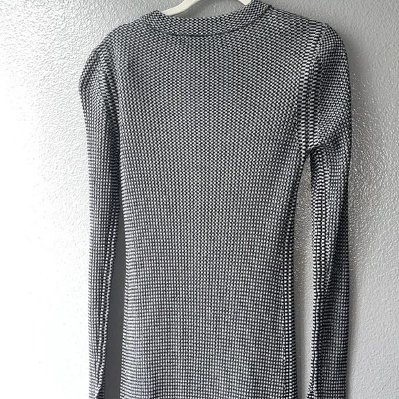 Proenza Schouler White Label Micro Stripe Rib Knit Dress S - Picture 6 of 8